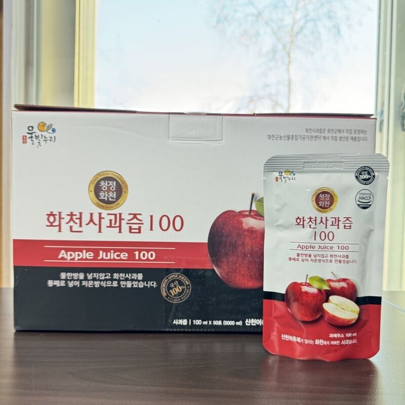 강원화천몰,[토고미] 준현농장 사과즙 100ml*50포